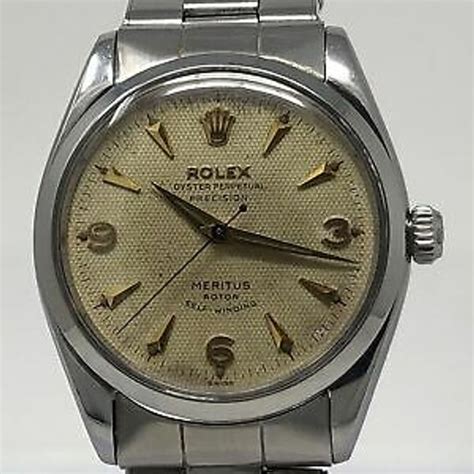 Rolex Meritus Honeycomb Dial Vintage Ref. 6594 